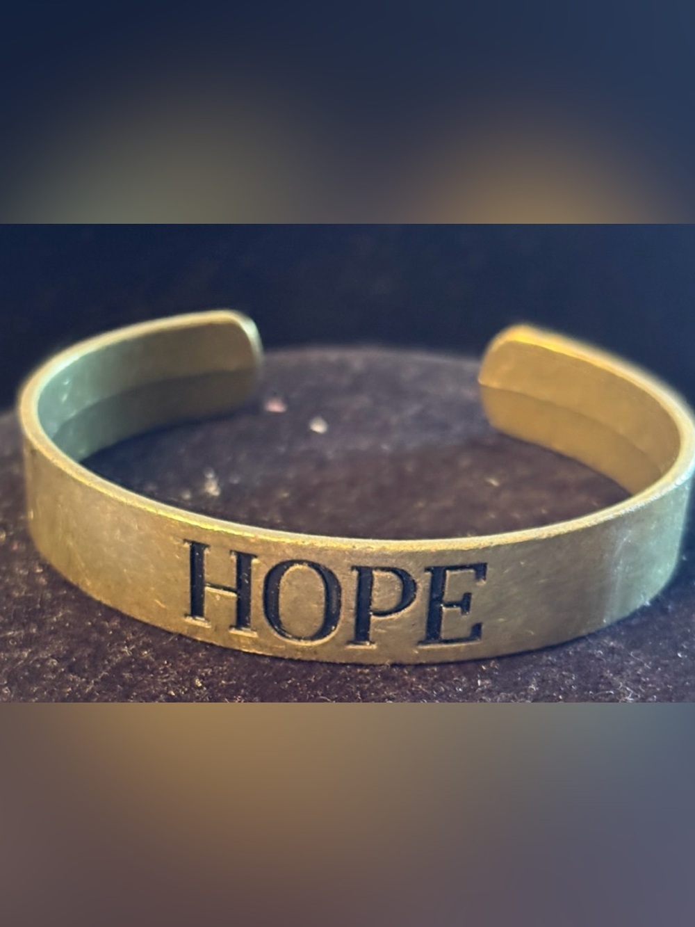 paparazzi Gold HOPE Cuff Bracelet